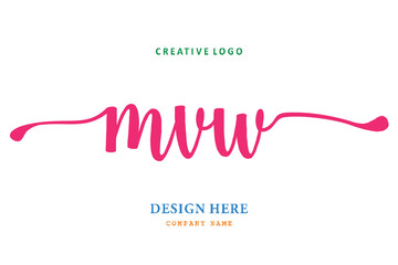 MVW lettering logo is simple, easy to understand and authoritative