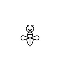 insect icon,vector best line icon.
