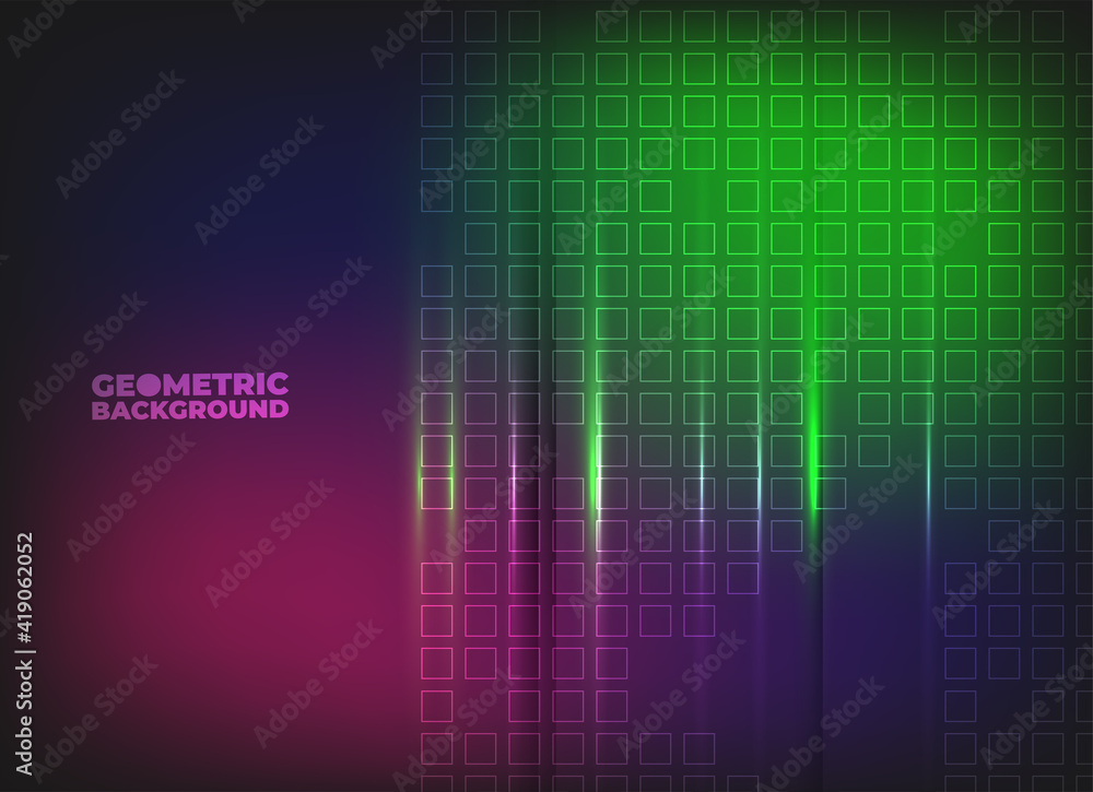 Aufkleber technology background color vector for web and design