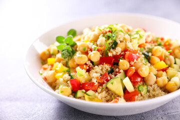 vegetable salad- vegetarian couscous