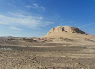 Fototapeta na wymiar desert landscape with sky