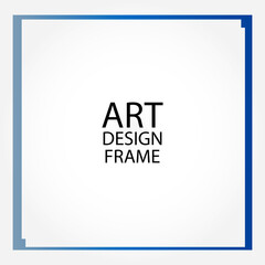 Vector photo frame template illustration background