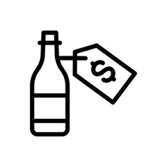 wine price tag