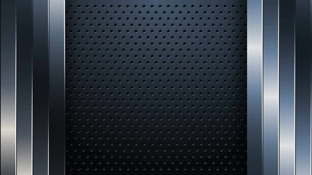 Dark metal background for industrial and technology design. Motion graphics.