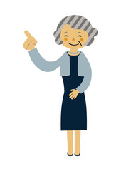 人物の素材。
パーティーのイメージイラスト。
フォーマルドレスのシニアの女性。
