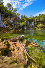 Kravice waterfall in Bosnia and Herzegovina