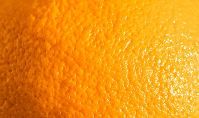 Ripe orange peel background. Close up view