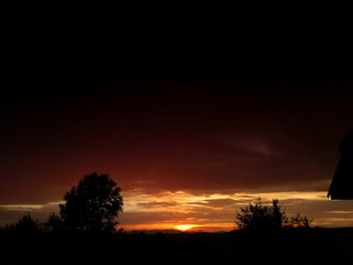 Fototapeta na wymiar epic sunset