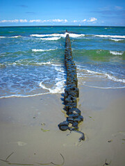 Buhnen als Küstenschutz an der Ostseeküste