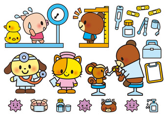 健康診断　動物