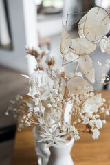 white flower decor