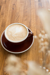 cup of coffee on table