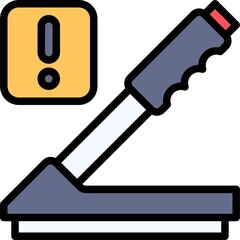 Parking brake icon, Parking lot related vector