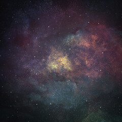 Night sky with stars as background. Universe