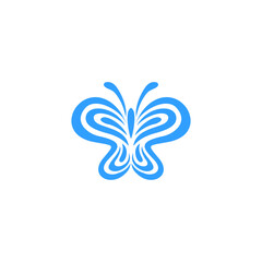 Beautiful and colorful Butterfly Logo Template Vector icon design
