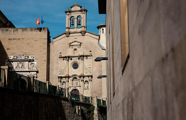 Navarre Museum in pamplona in the morning.