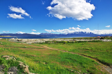 Naklejka premium Landscape of Tierra del Fuego, Ushuaia, Argentina