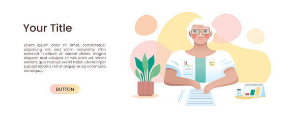 Docteur femme senior consultation santé médecine bilan