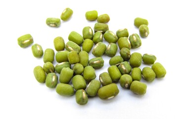 mung bean isolated on white background