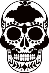 Skull, mystical, religious, abstract, tradition,