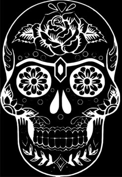 Skull, mystical, religious, abstract, tradition,