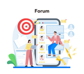 SMM online service or platform. Social media marketing, advertising