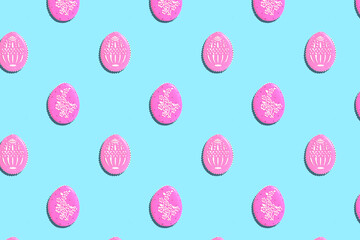 . Seamless pattern for the holiday of Easter. Blank for printing wrapping paper