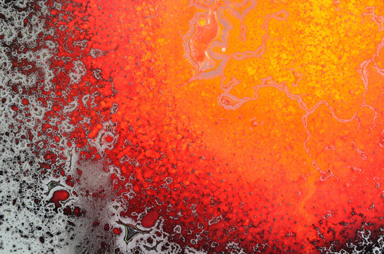 Tło o pięknej strukturze w kolorze złota i lawy