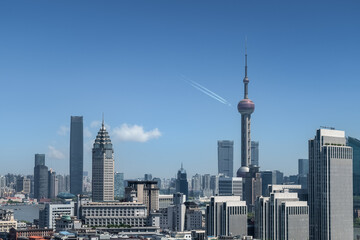 Fototapeta na wymiar modern shanghai scene