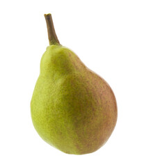 Pear isolated on a white background close-up.