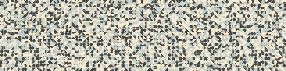 Abstract Geometric Pattern generative computational art illustration