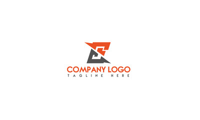company E logo design template
