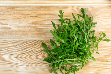 Arugula, Arugula, Ruccola Leaves, Rucola, Eruca or Roquette Salad