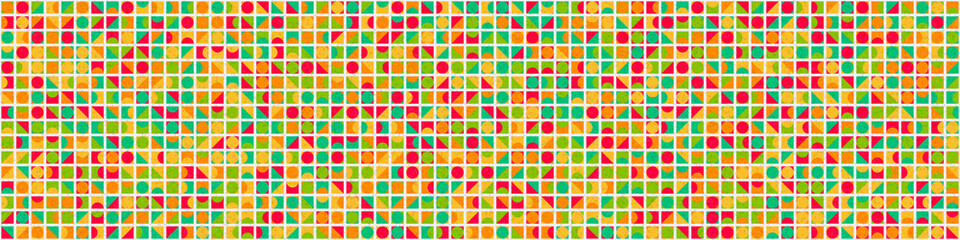 Abstract Geometric Pattern generative computational art illustration