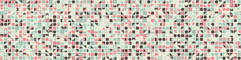 Abstract Geometric Pattern generative computational art illustration
