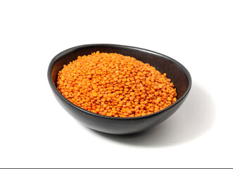 Raw Dry Lentils, Lentil Grains, Dal, Daal, Dhal, Masoor