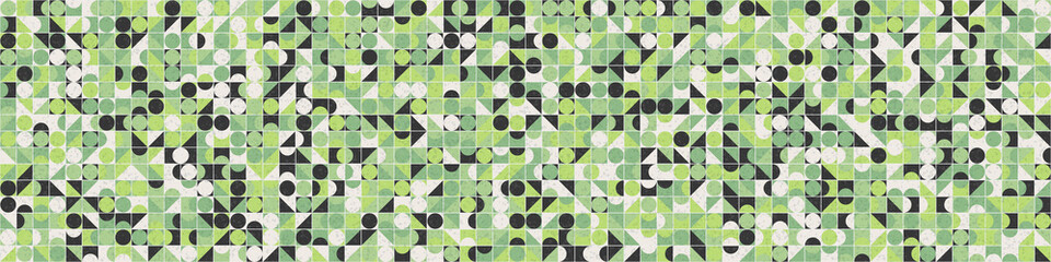 Abstract Geometric Pattern generative computational art illustration