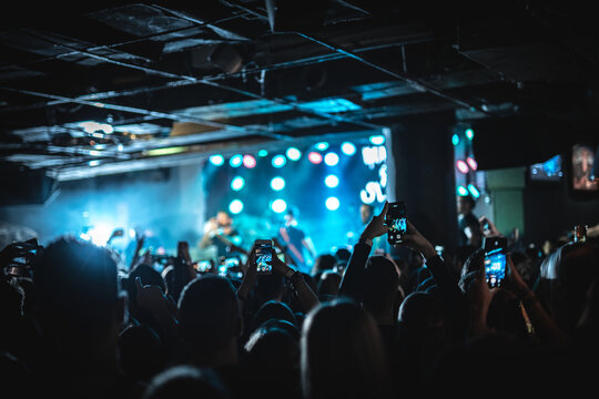 concert crowd enoy the music