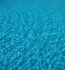 Clear transparent pool water background