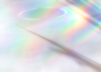 Natural light effects mock-up. 
 Rainbow light  texture overlay effect. 