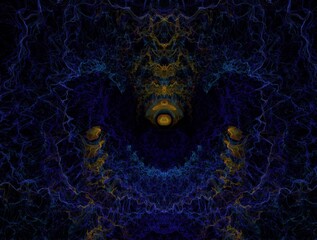 Imaginatory fractal background Image