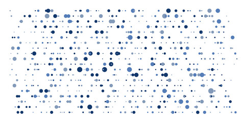 Modern simple blue dot pattern background on white background. Halftone dot circle background with blue black and grey gray colors.