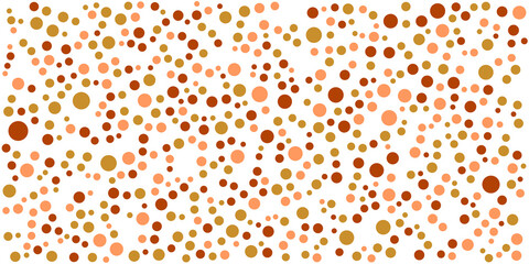 Seamless background dotted gender neutral baby pattern. Simple whimsical minimal earthy 2 tone color. Kids nursery wallpaper or boho spotted fashion all over print. 