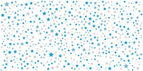 Blue white grey green star pattern seamless background