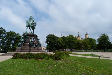 Reiterdenkmal Schlossgarten Schwerin