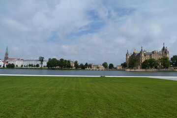 Schwimmende Insel Burgsee Schwerin