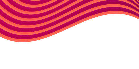 Abstract light and dark bright pink wavy shapes paper cut background with empty place for text. Elegant 3d layered illustration, passion and love concept for Valentines banner, trendy cutout cover 