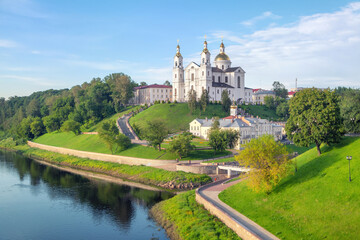 Fototapeta na wymiar Uspensky (Assumption) Cathedral in Viciebsk, Belarus