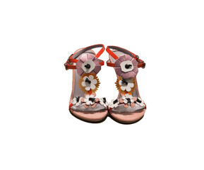 Fashion summer shoes for women studio shoot