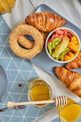 Breakfast on the table